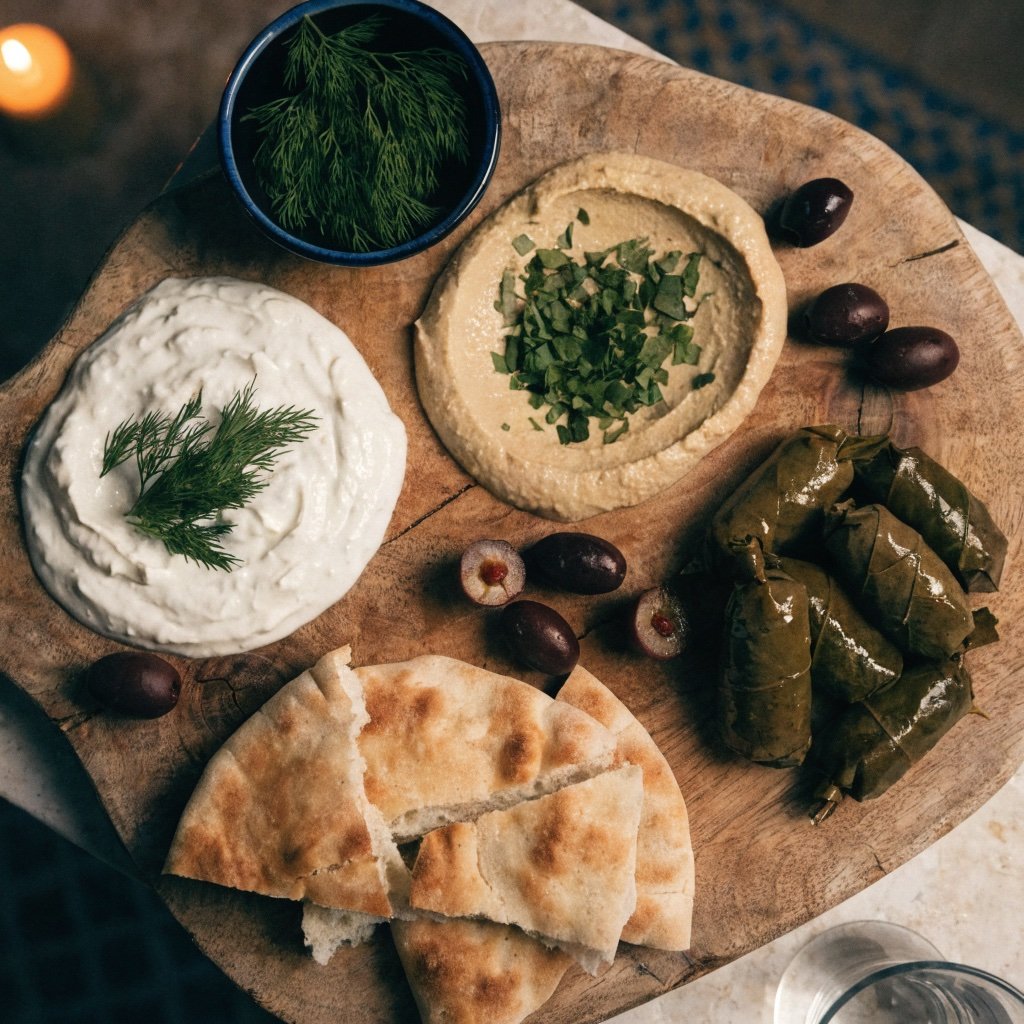 Griechische Meze-Auswahl